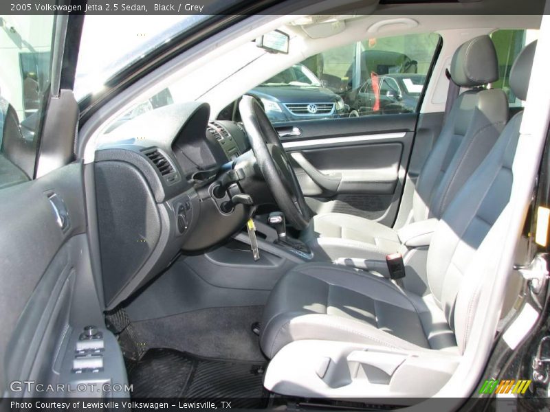 Black / Grey 2005 Volkswagen Jetta 2.5 Sedan