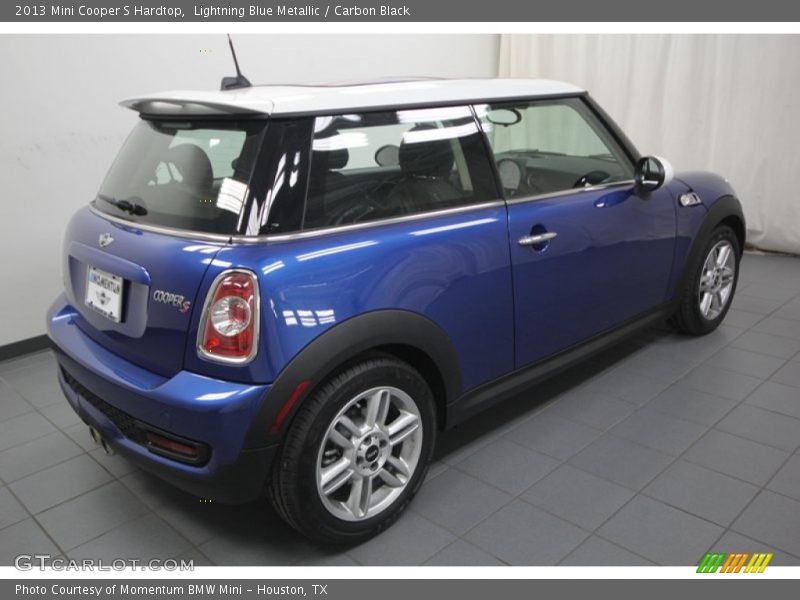 Lightning Blue Metallic / Carbon Black 2013 Mini Cooper S Hardtop