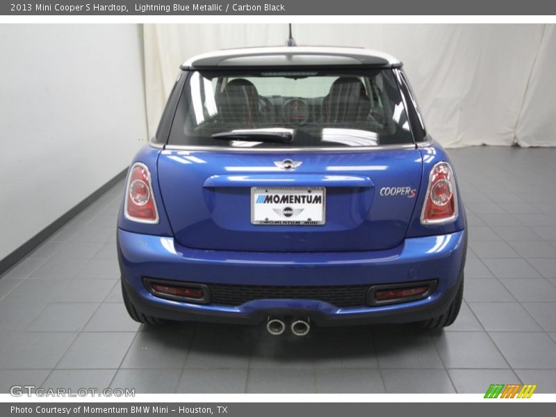 Lightning Blue Metallic / Carbon Black 2013 Mini Cooper S Hardtop
