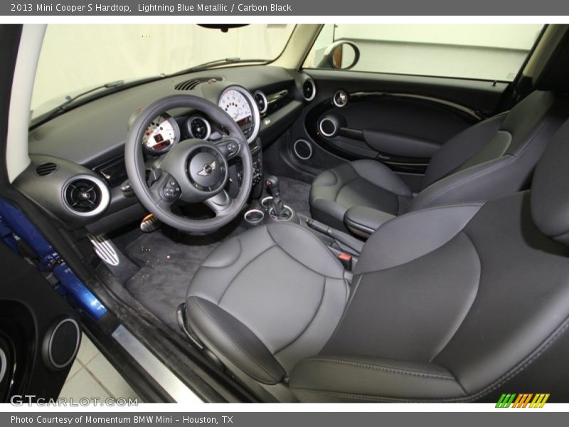 Lightning Blue Metallic / Carbon Black 2013 Mini Cooper S Hardtop