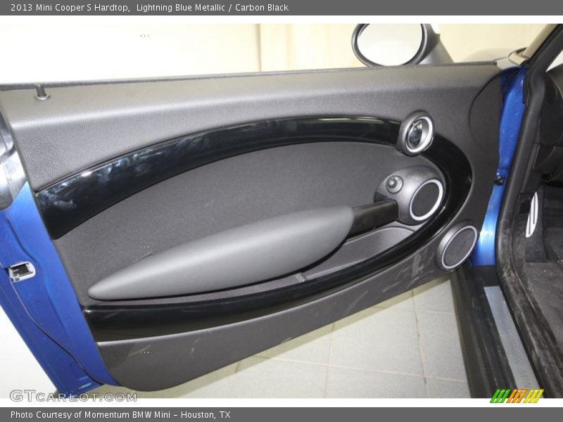 Lightning Blue Metallic / Carbon Black 2013 Mini Cooper S Hardtop