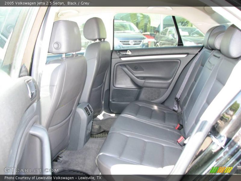 Black / Grey 2005 Volkswagen Jetta 2.5 Sedan