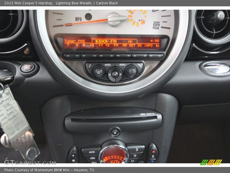 Lightning Blue Metallic / Carbon Black 2013 Mini Cooper S Hardtop