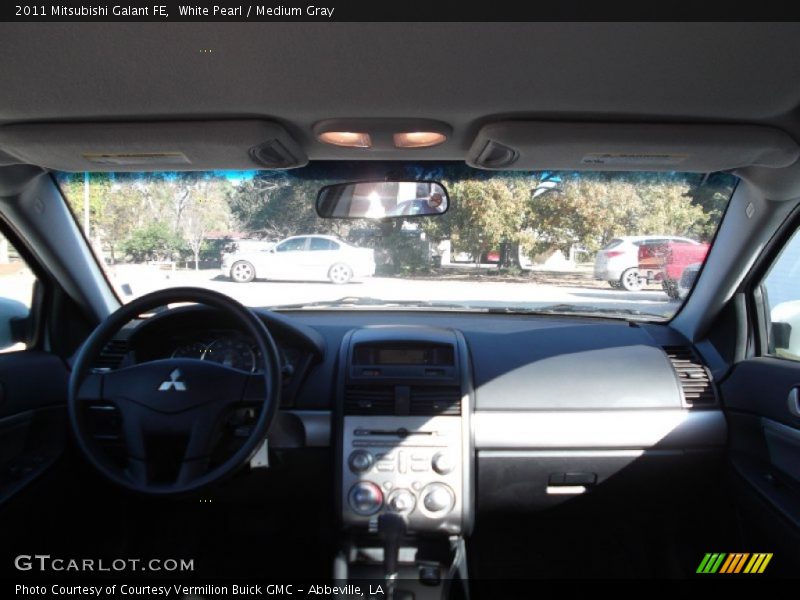 White Pearl / Medium Gray 2011 Mitsubishi Galant FE