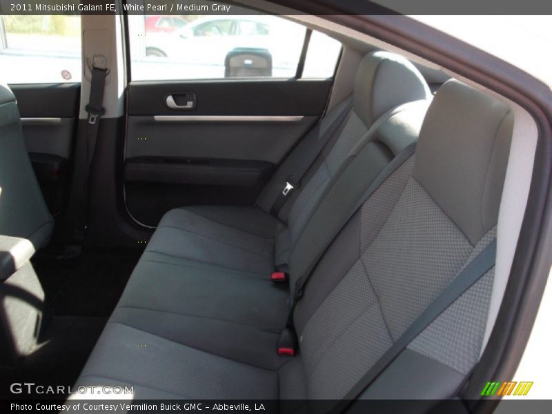 White Pearl / Medium Gray 2011 Mitsubishi Galant FE