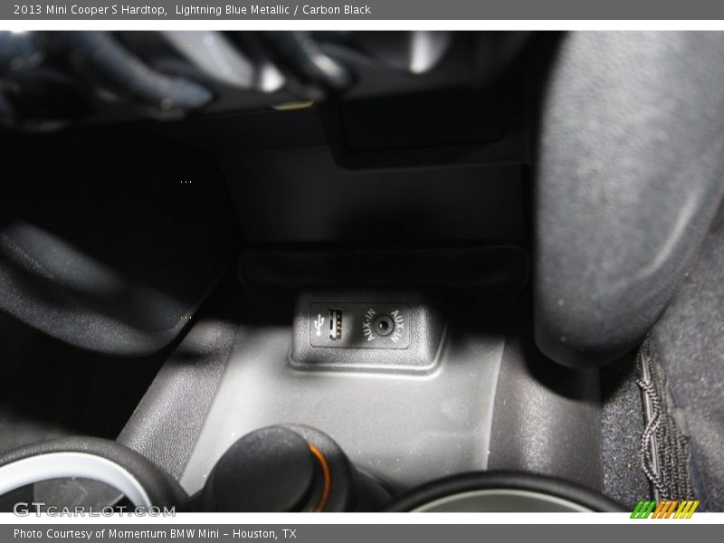 Lightning Blue Metallic / Carbon Black 2013 Mini Cooper S Hardtop