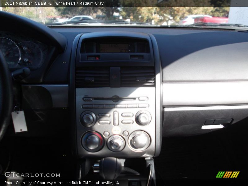 White Pearl / Medium Gray 2011 Mitsubishi Galant FE