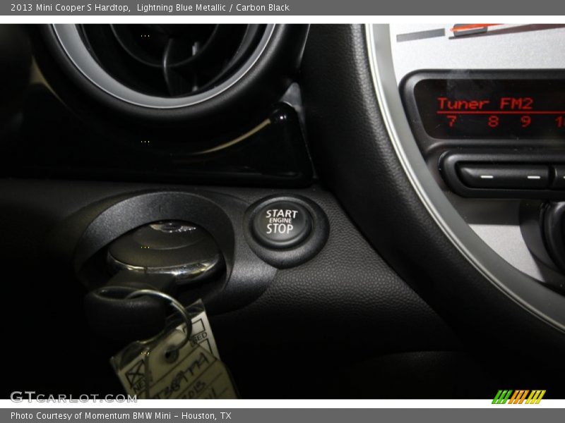 Lightning Blue Metallic / Carbon Black 2013 Mini Cooper S Hardtop