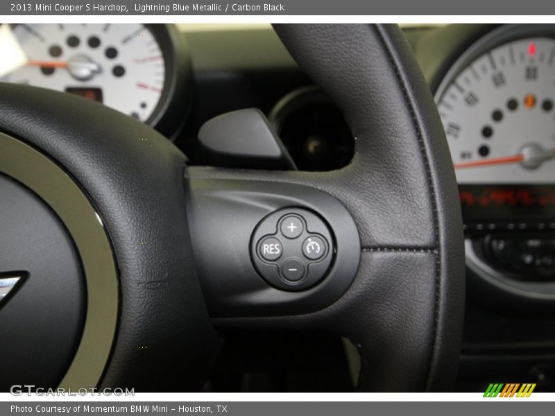 Lightning Blue Metallic / Carbon Black 2013 Mini Cooper S Hardtop