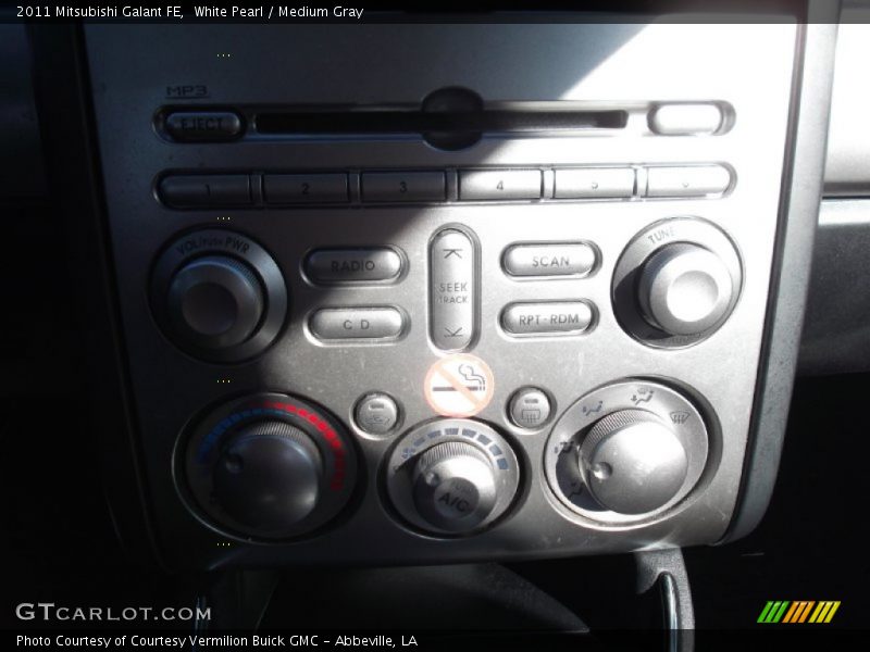 White Pearl / Medium Gray 2011 Mitsubishi Galant FE