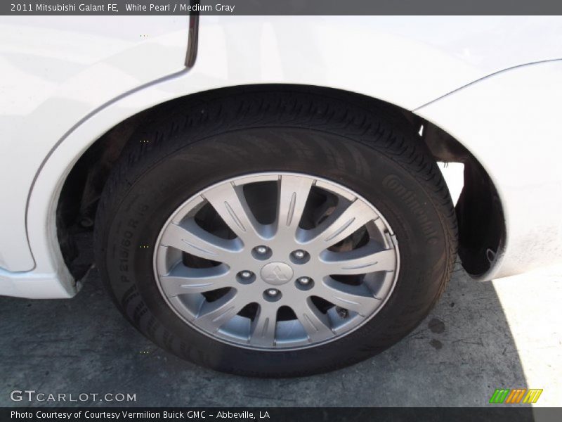 White Pearl / Medium Gray 2011 Mitsubishi Galant FE