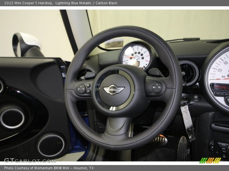 Lightning Blue Metallic / Carbon Black 2013 Mini Cooper S Hardtop