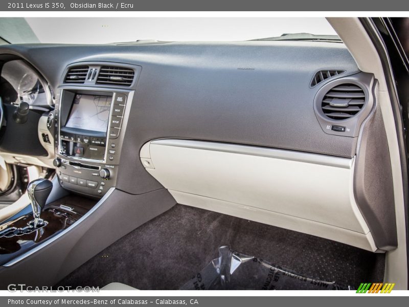Obsidian Black / Ecru 2011 Lexus IS 350