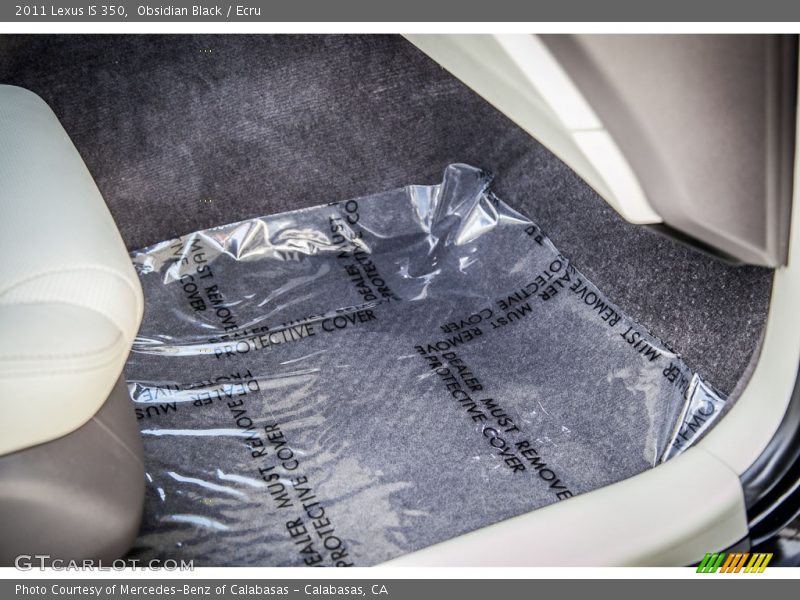 Obsidian Black / Ecru 2011 Lexus IS 350