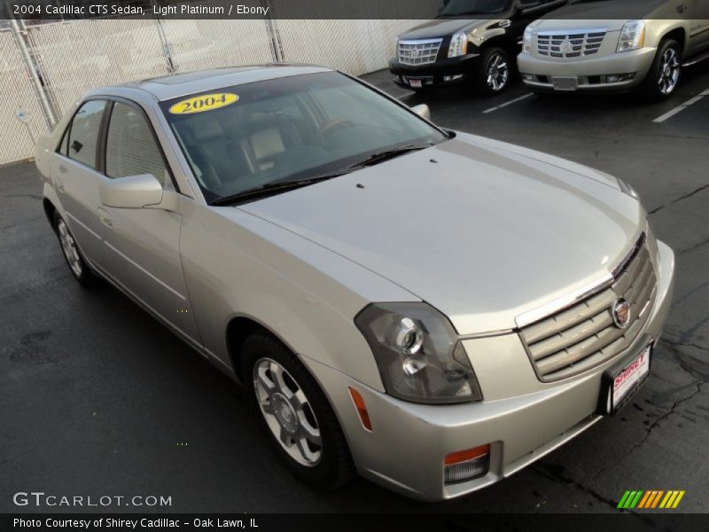 Light Platinum / Ebony 2004 Cadillac CTS Sedan