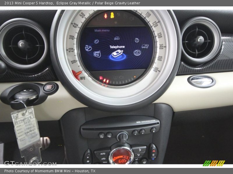 Eclipse Gray Metallic / Polar Beige Gravity Leather 2013 Mini Cooper S Hardtop