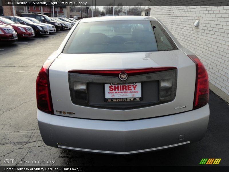 Light Platinum / Ebony 2004 Cadillac CTS Sedan