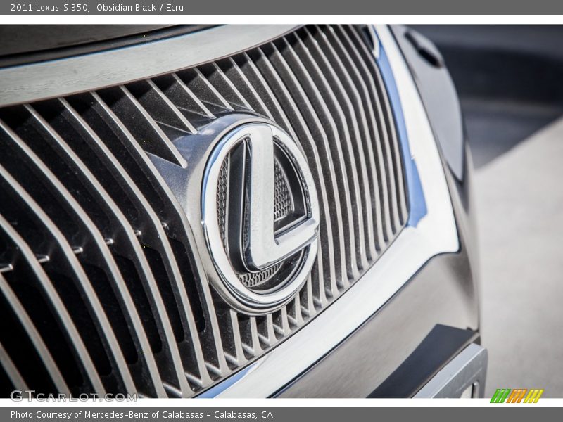 Obsidian Black / Ecru 2011 Lexus IS 350