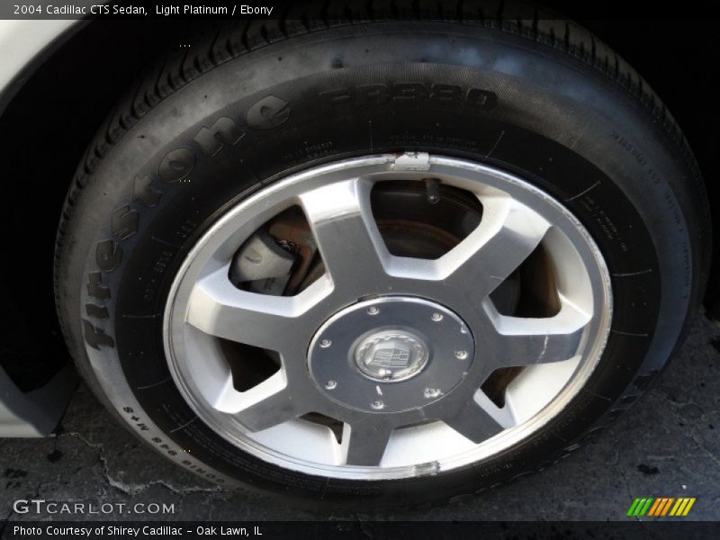 Light Platinum / Ebony 2004 Cadillac CTS Sedan