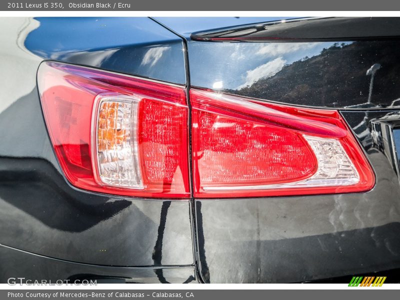 Obsidian Black / Ecru 2011 Lexus IS 350