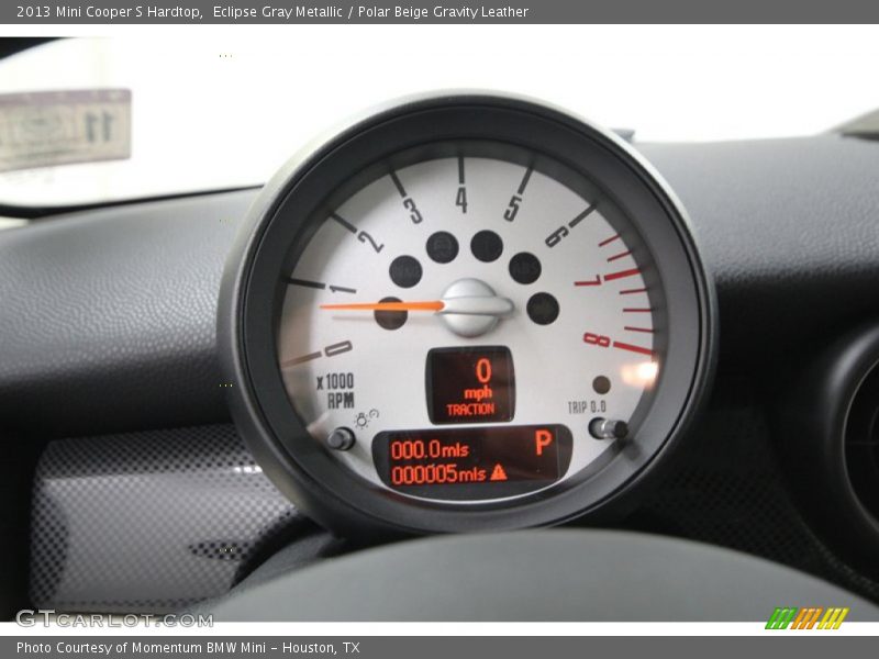 Eclipse Gray Metallic / Polar Beige Gravity Leather 2013 Mini Cooper S Hardtop