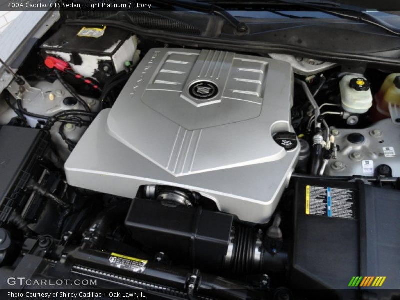 Light Platinum / Ebony 2004 Cadillac CTS Sedan