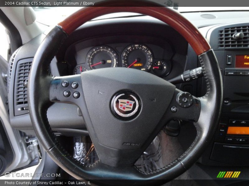 Light Platinum / Ebony 2004 Cadillac CTS Sedan