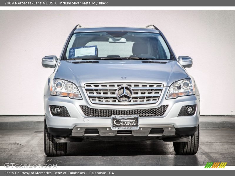 Iridium Silver Metallic / Black 2009 Mercedes-Benz ML 350