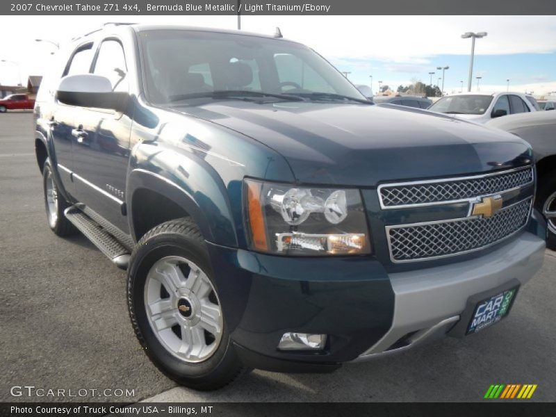 Bermuda Blue Metallic / Light Titanium/Ebony 2007 Chevrolet Tahoe Z71 4x4