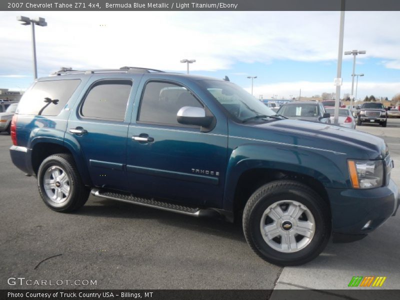 Bermuda Blue Metallic / Light Titanium/Ebony 2007 Chevrolet Tahoe Z71 4x4