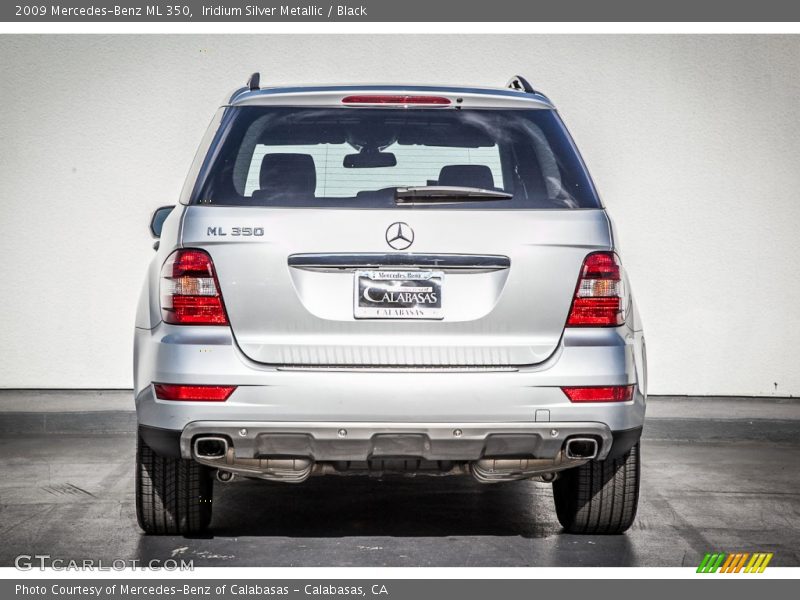 Iridium Silver Metallic / Black 2009 Mercedes-Benz ML 350
