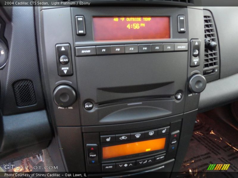 Light Platinum / Ebony 2004 Cadillac CTS Sedan