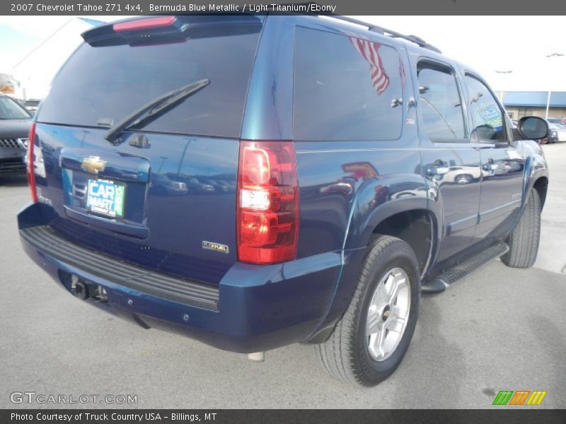 Bermuda Blue Metallic / Light Titanium/Ebony 2007 Chevrolet Tahoe Z71 4x4