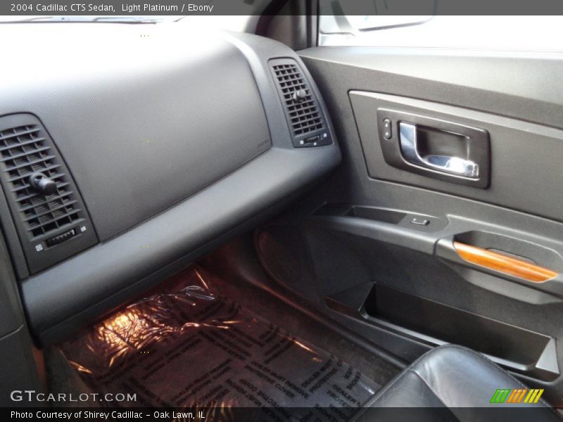 Light Platinum / Ebony 2004 Cadillac CTS Sedan