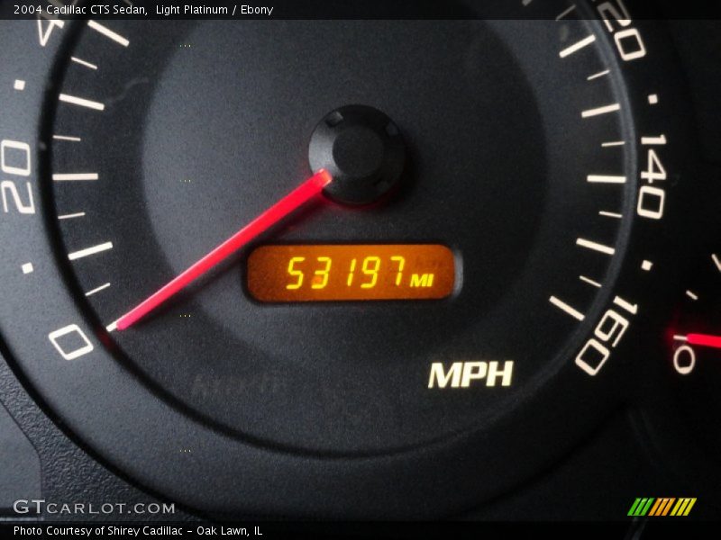 Light Platinum / Ebony 2004 Cadillac CTS Sedan