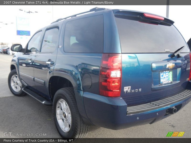 Bermuda Blue Metallic / Light Titanium/Ebony 2007 Chevrolet Tahoe Z71 4x4