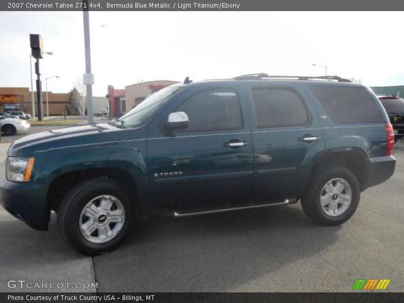 Bermuda Blue Metallic / Light Titanium/Ebony 2007 Chevrolet Tahoe Z71 4x4