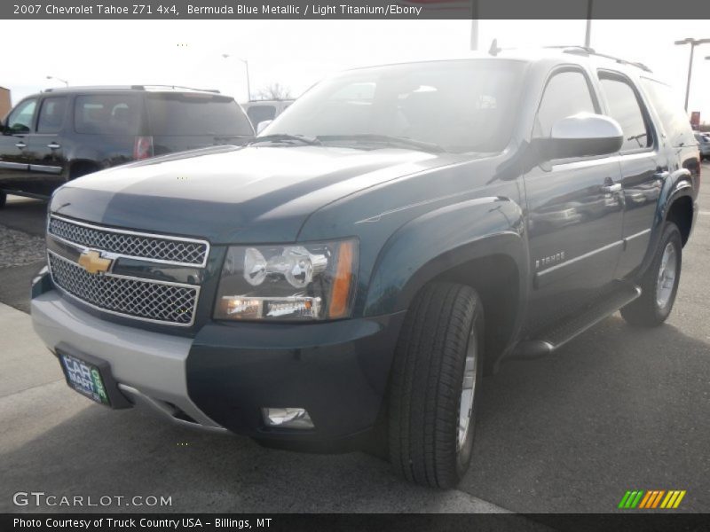 Bermuda Blue Metallic / Light Titanium/Ebony 2007 Chevrolet Tahoe Z71 4x4