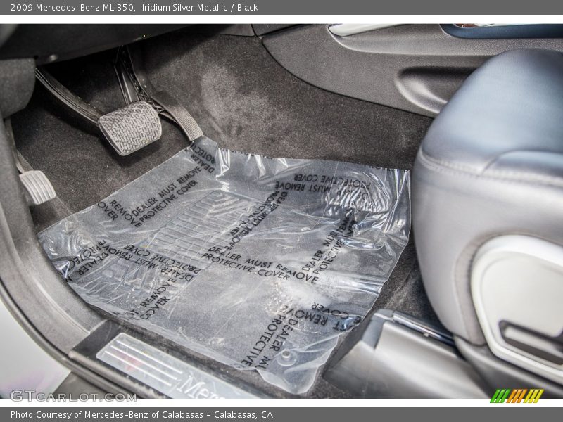Iridium Silver Metallic / Black 2009 Mercedes-Benz ML 350