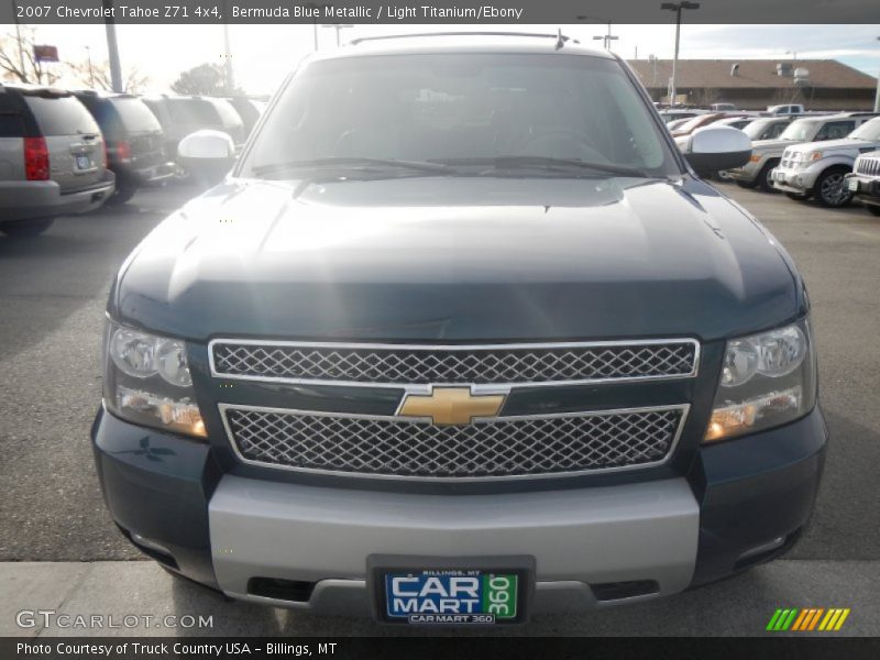 Bermuda Blue Metallic / Light Titanium/Ebony 2007 Chevrolet Tahoe Z71 4x4