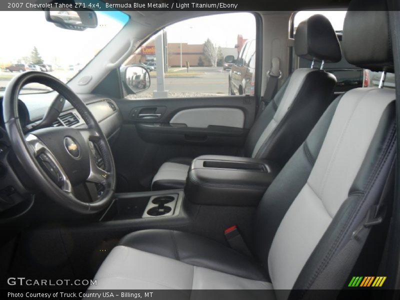Bermuda Blue Metallic / Light Titanium/Ebony 2007 Chevrolet Tahoe Z71 4x4