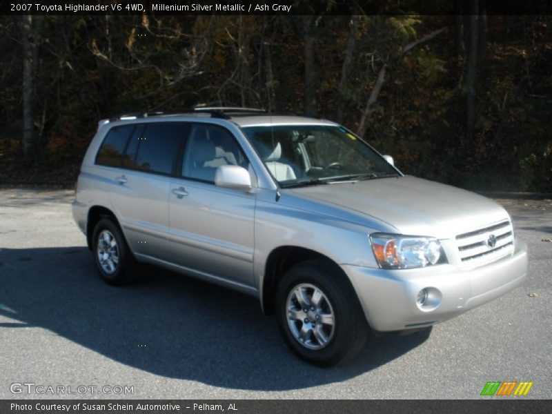 Millenium Silver Metallic / Ash Gray 2007 Toyota Highlander V6 4WD