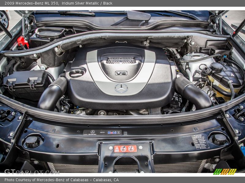 Iridium Silver Metallic / Black 2009 Mercedes-Benz ML 350