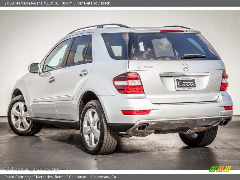 Iridium Silver Metallic / Black 2009 Mercedes-Benz ML 350