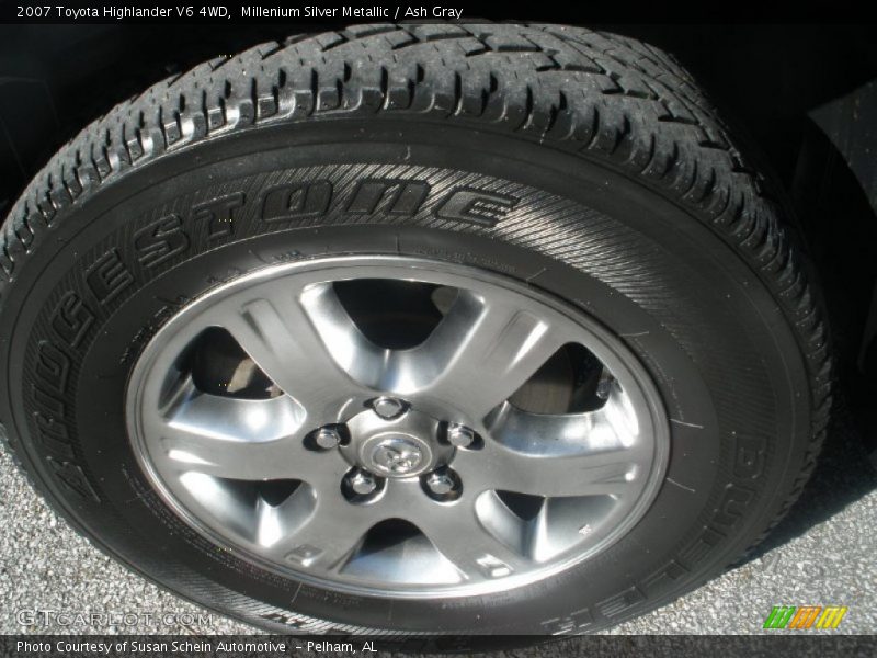 Millenium Silver Metallic / Ash Gray 2007 Toyota Highlander V6 4WD