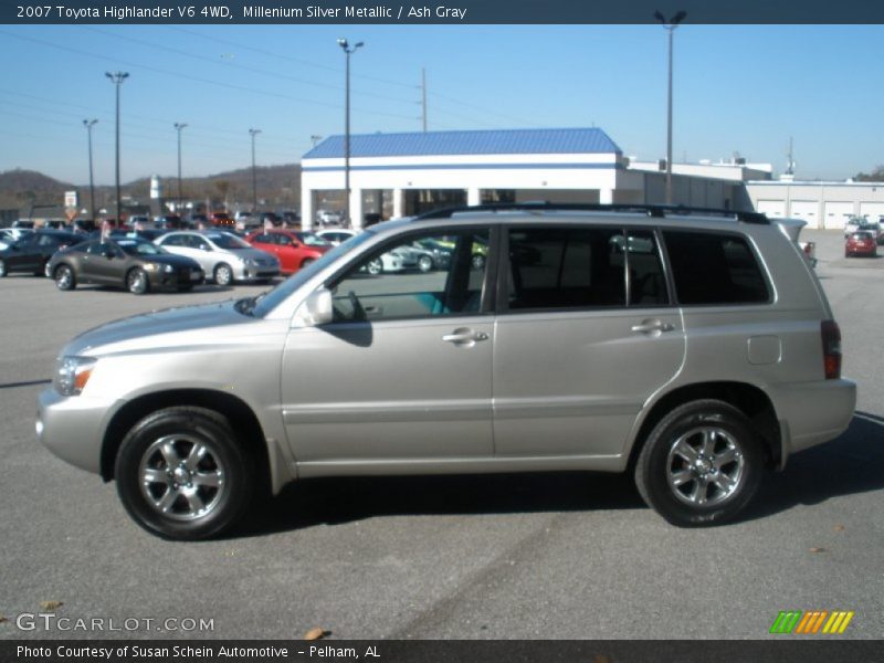 Millenium Silver Metallic / Ash Gray 2007 Toyota Highlander V6 4WD