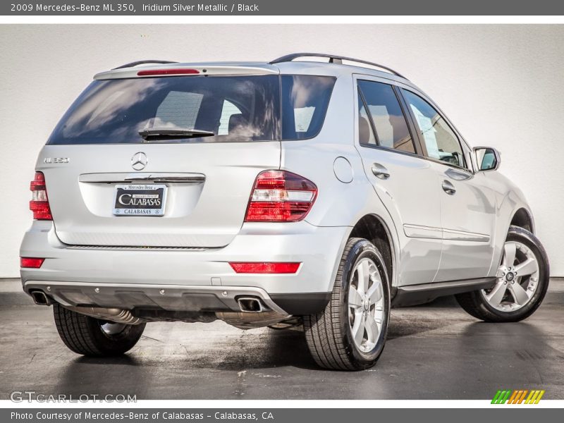 Iridium Silver Metallic / Black 2009 Mercedes-Benz ML 350