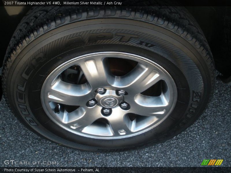 Millenium Silver Metallic / Ash Gray 2007 Toyota Highlander V6 4WD