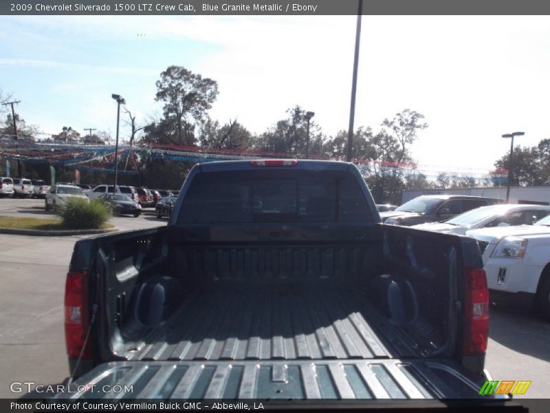 Blue Granite Metallic / Ebony 2009 Chevrolet Silverado 1500 LTZ Crew Cab