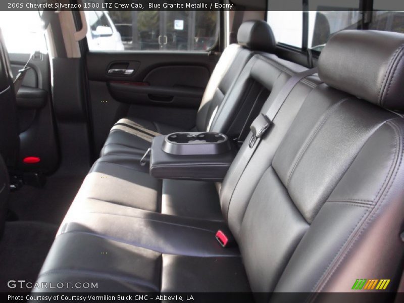 Blue Granite Metallic / Ebony 2009 Chevrolet Silverado 1500 LTZ Crew Cab